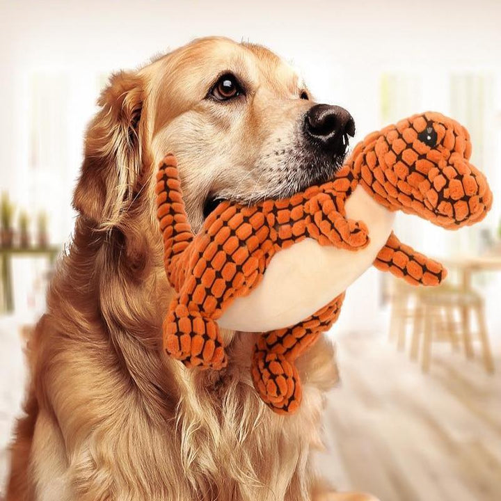Soft Cuddly Dinosaur for Pets (Buy 1 Get 1 Free) - DinoPal-Green + Green-Nora Luxe