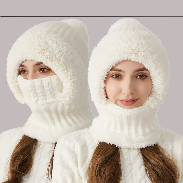 Soft Fleece Winter Hat - Kimberly-White-Nora Luxe