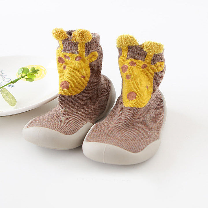 Soft Knitted Toddler Shoes - Anti-Slip Slippers-10-0-6 maanden-Nora Luxe
