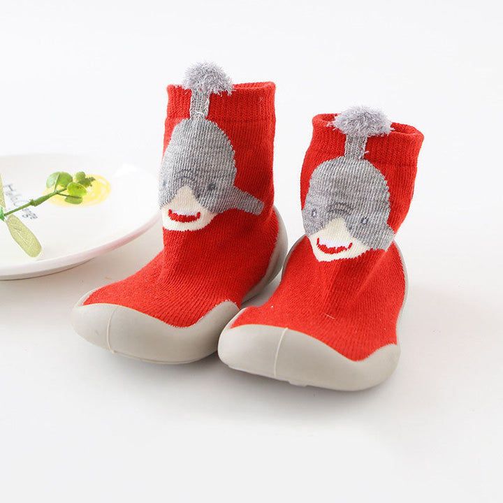 Soft Knitted Toddler Shoes - Anti-Slip Slippers-6-0-6 maanden-Nora Luxe