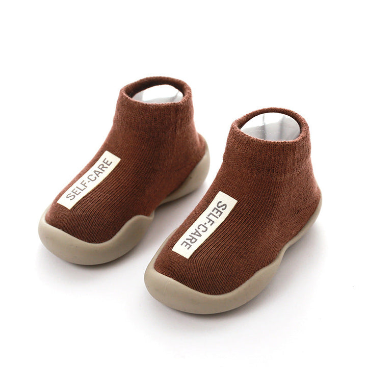 Soft Knitted Toddler Shoes - Anti-Slip Slippers-7-0-6 maanden-Nora Luxe