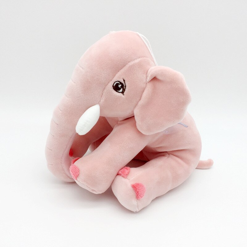 Soft Plush Elephant Cuddle Toy for Babies - TinyTrunk-Pink-Nora Luxe