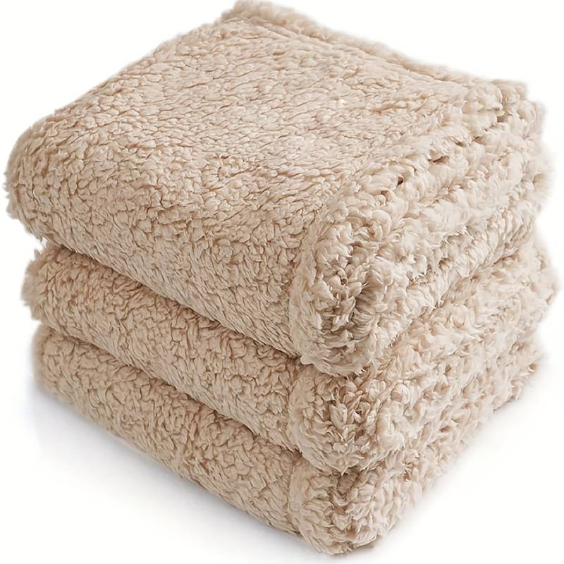Soft Puppy Blanket - SnuggleFur Fleece-Cream-31.49x39.37inches-Nora Luxe