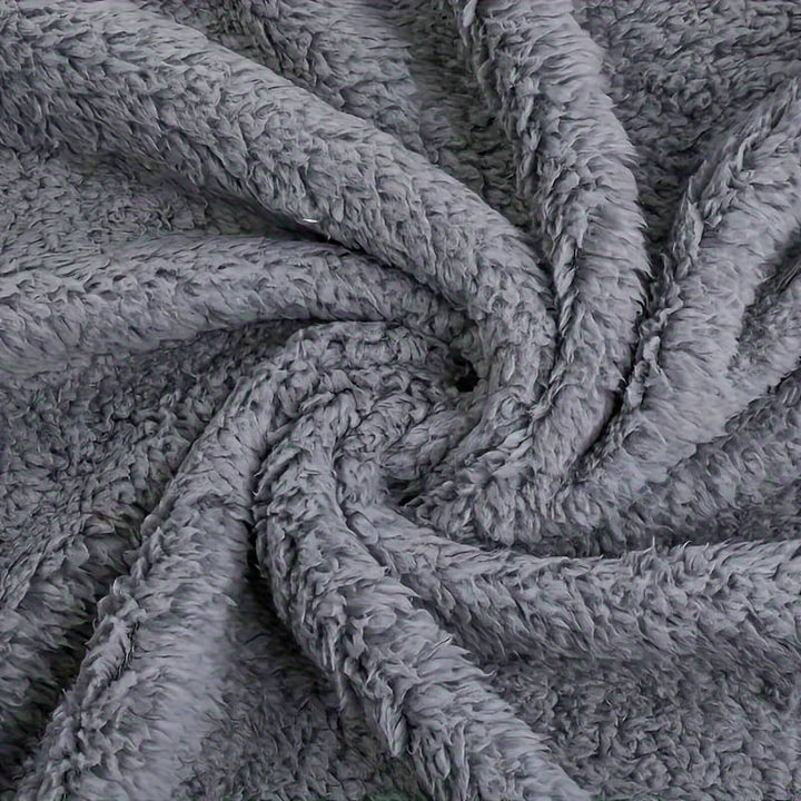 Soft Puppy Blanket - SnuggleFur Fleece-Gray-31.49x39.37inches-Nora Luxe