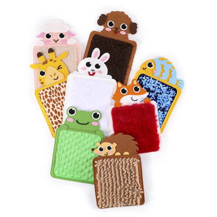 Soft Worlds - Animal Sensory Mats-8-Pack-Nora Luxe