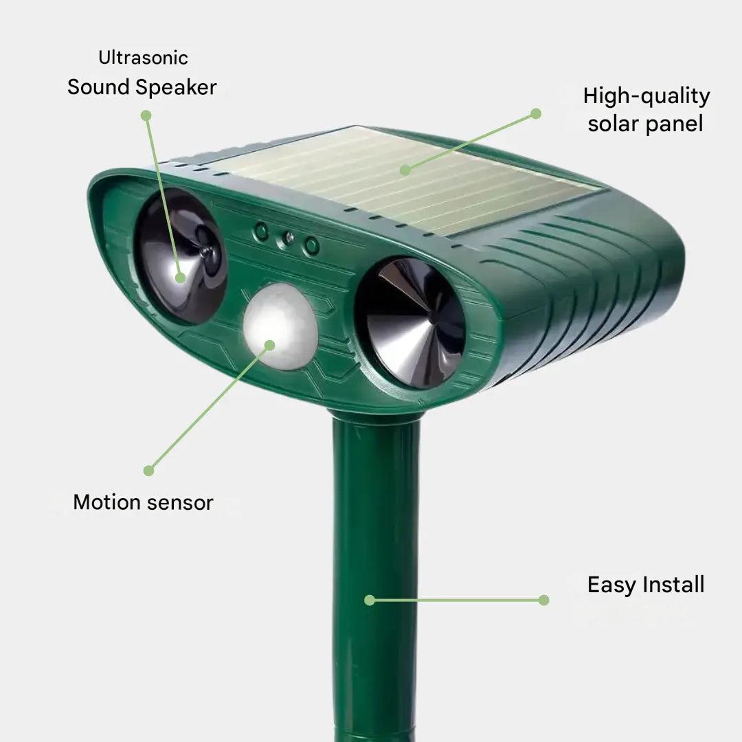 Solar Cat Repeller - NatureGuard-Nora Luxe