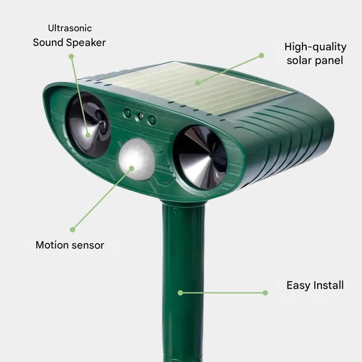 Solar Cat Repeller - NatureGuard-Nora Luxe
