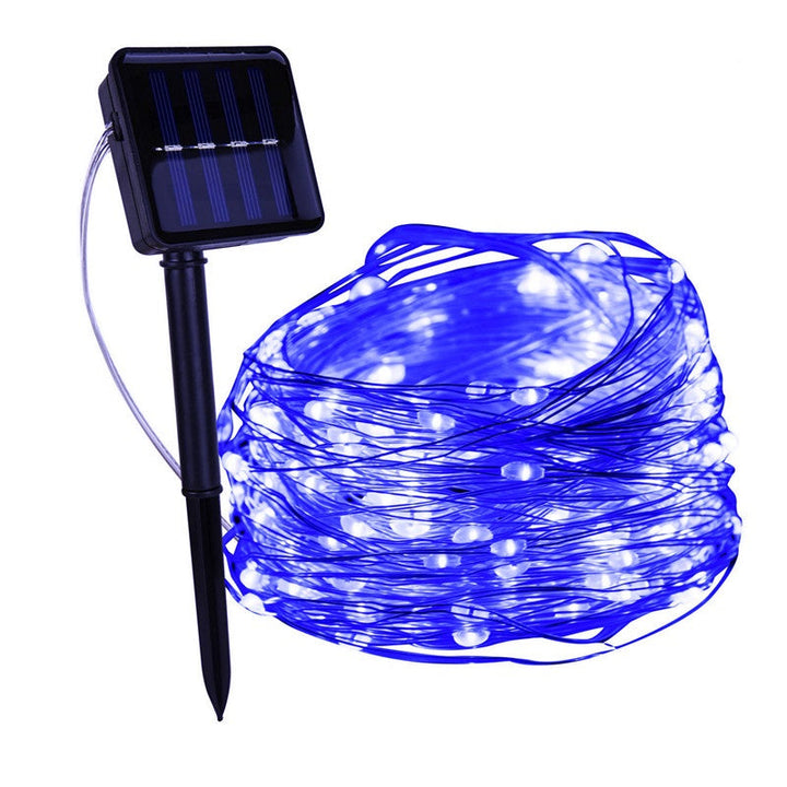 Solar Energy Ambient Lighting - SoliGlow-Blue-196.85 inches-Nora Luxe