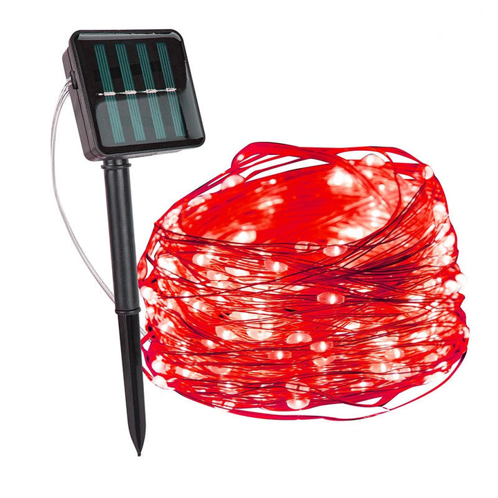 Solar Energy Ambient Lighting - SoliGlow-Red-196.85 inches-Nora Luxe