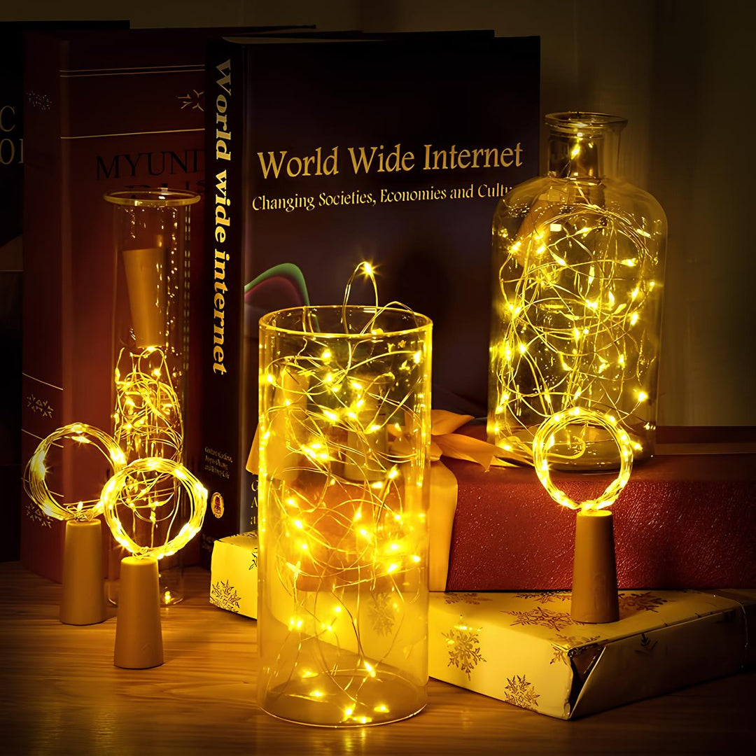 Solar Energy Ambient Lighting - SoliGlow-Warm-196.85 inches-Nora Luxe