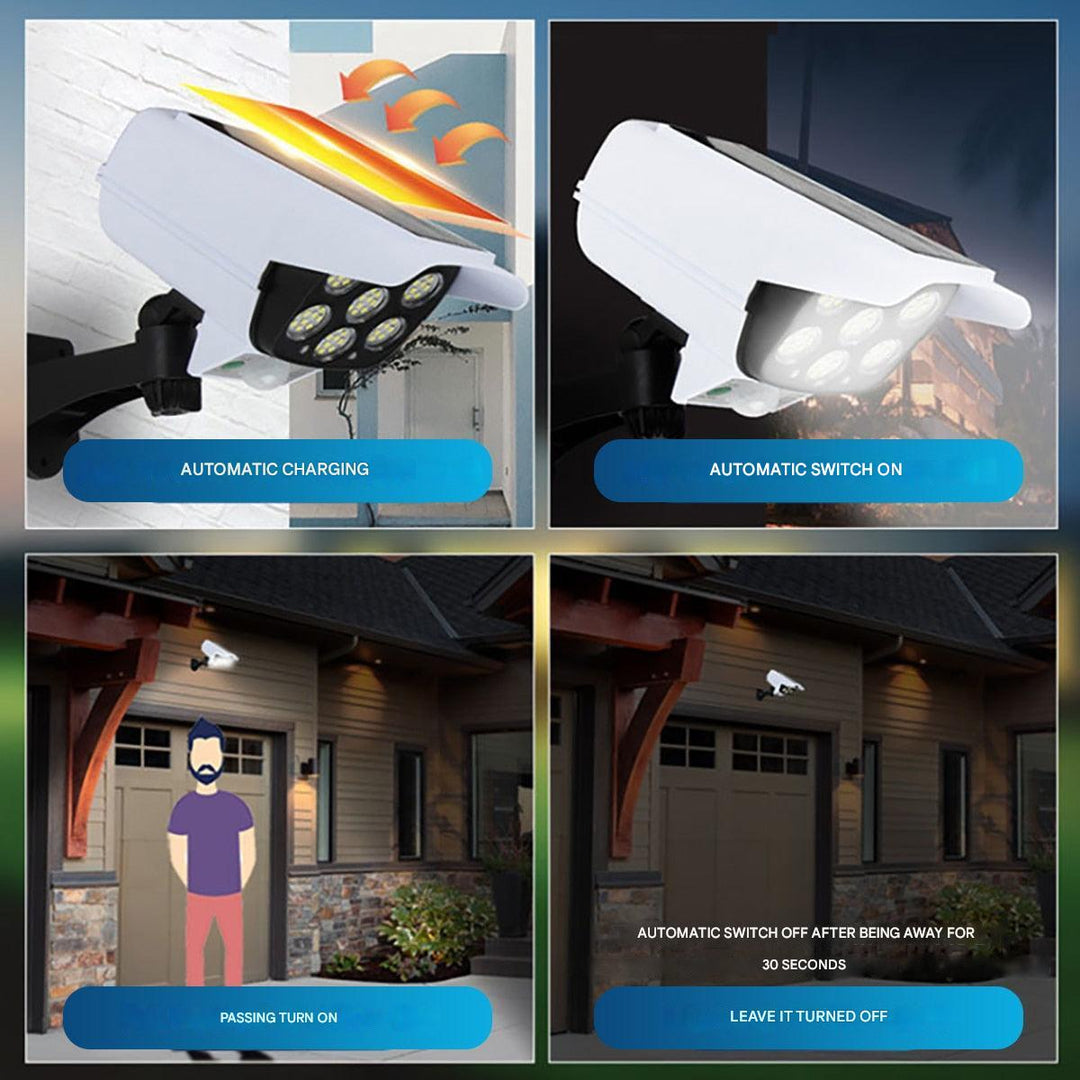 Solar Energy Dummy Security Camera - SolarGuard-Nora Luxe