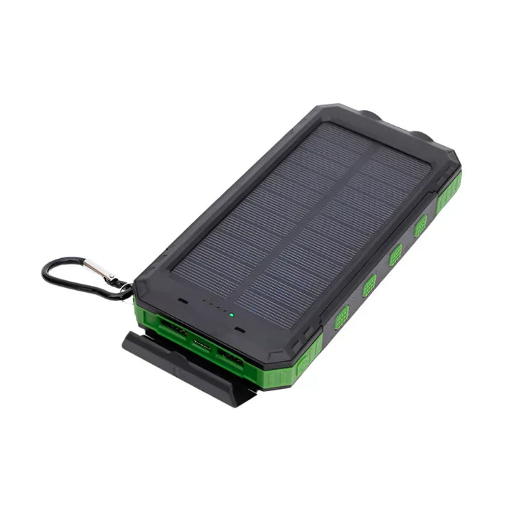 Solar Energy Power Bank with Flashlight - SolarCharge Pro-Green-5000 mAh-Nora Luxe