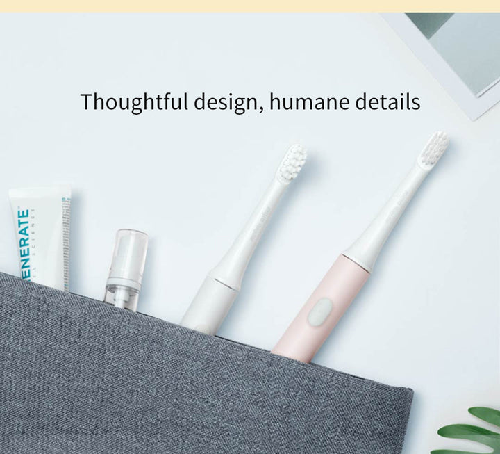 SONIC ELECTRIC TOOTHBRUSH - WATERPROOF AND USB RECHARGEABLE-White-Nora Luxe