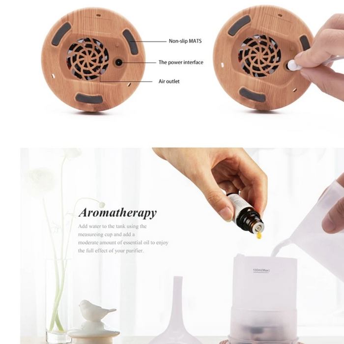Soothing and Atmospheric Aroma Diffuser - AuroraGlow-Nora Luxe