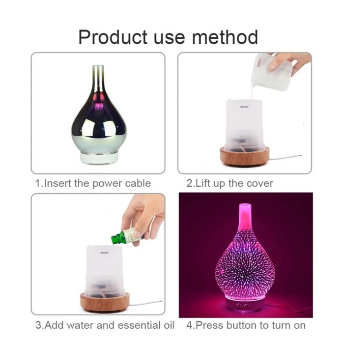 Soothing and Atmospheric Aroma Diffuser - AuroraGlow-Nora Luxe