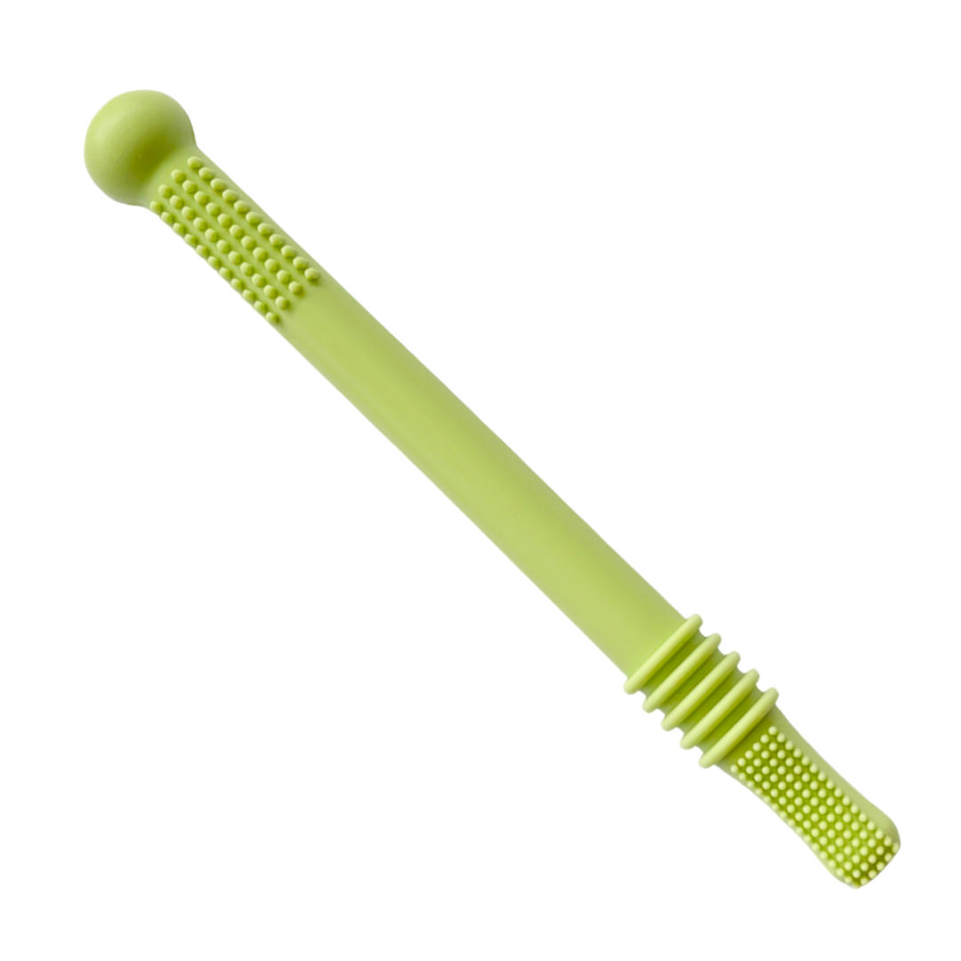 Soothing Teething Tube for First Teeth - ChewyCalm-Green-Nora Luxe