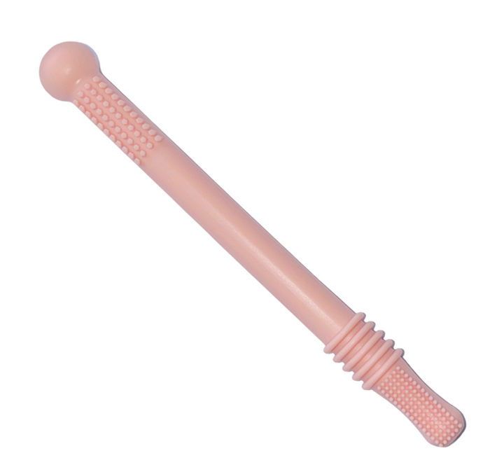 Soothing Teething Tube for First Teeth - ChewyCalm-Pink-Nora Luxe
