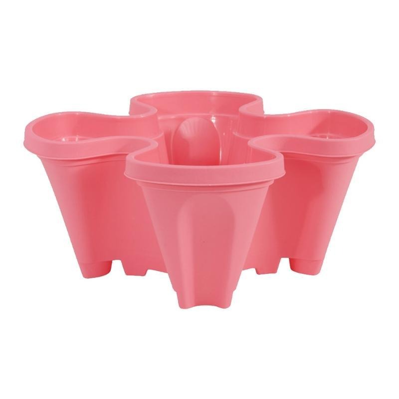 Space-saving Stackable Plant Pots - StrawberryStack-Pink-Nora Luxe