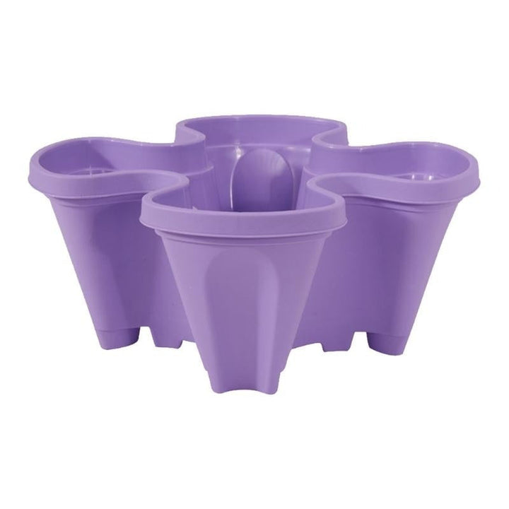 Space-saving Stackable Plant Pots - StrawberryStack-Purple-Nora Luxe