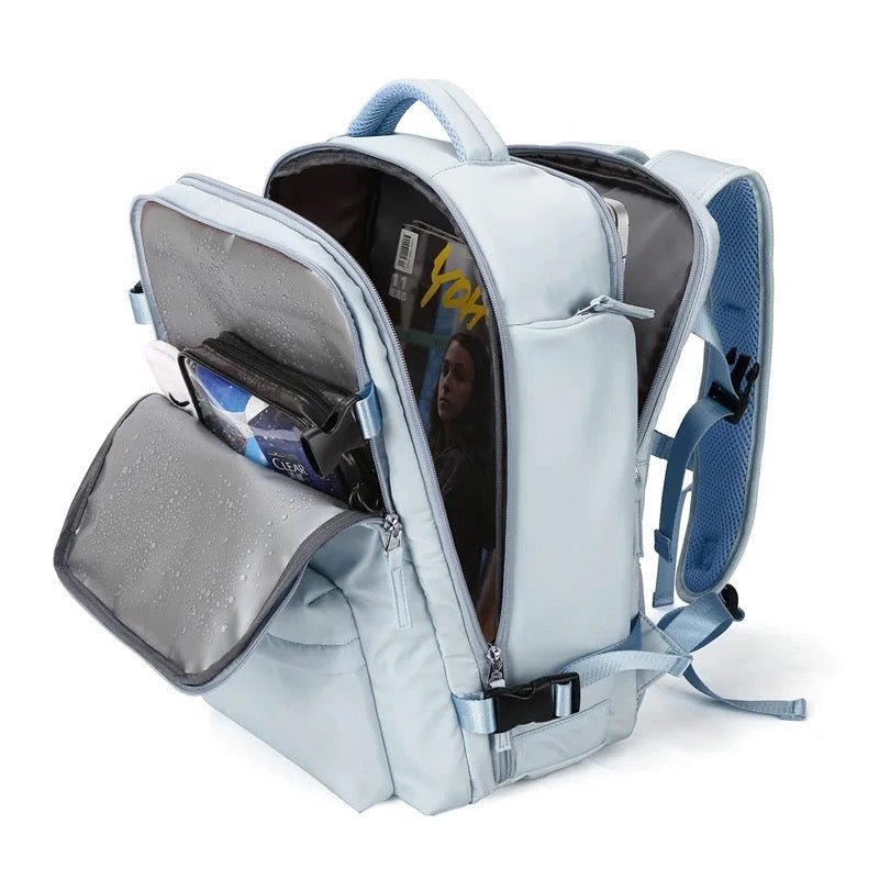 Spacious Versatile Backpack - TrailSafe Pro-Black-Nora Luxe