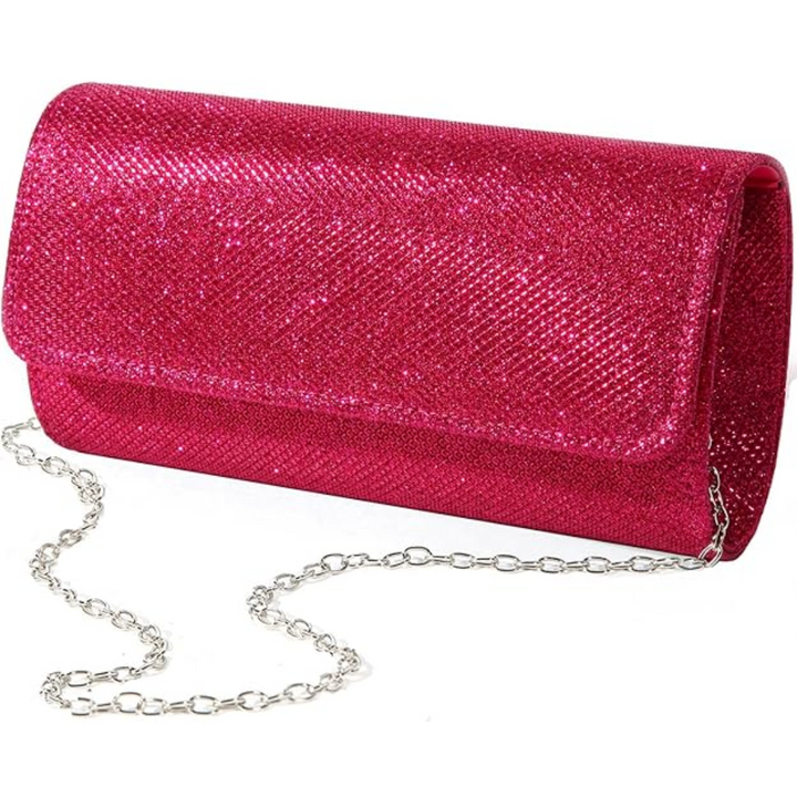 Sparkle Clutch – Ramona-Pink-Nora Luxe