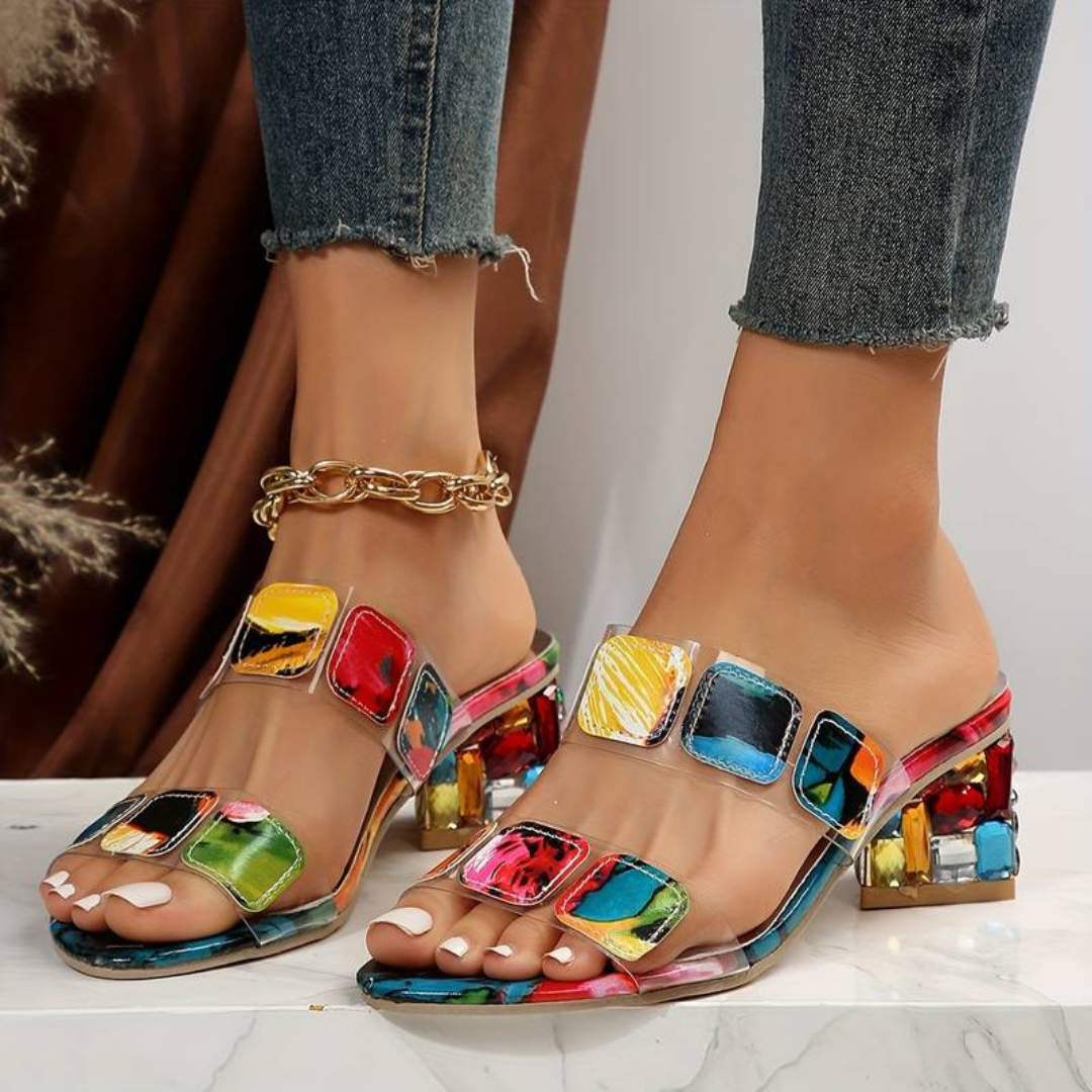 Sparkling comfort sandals for women – Marielle-3-Nora Luxe