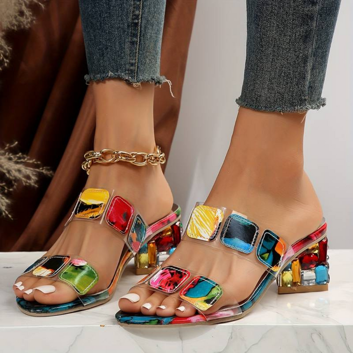 Sparkling comfort sandals for women – Marielle-3-Nora Luxe