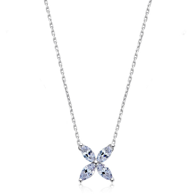 Sparkling Moissanite Eye Necklace | Full Cut Jewellery-Yellow-Nora Luxe