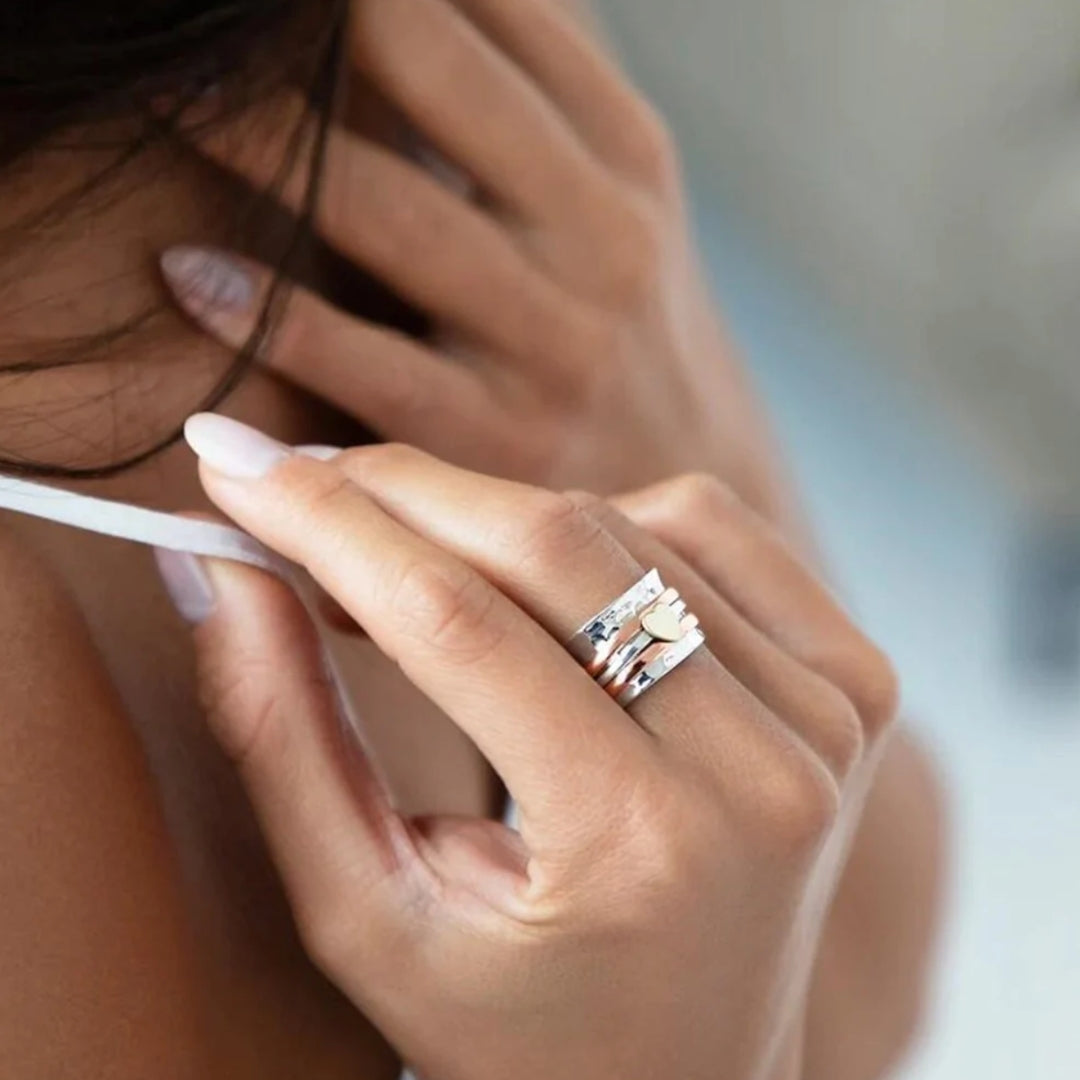 Spinning Heart Ring - Amara-6-Nora Luxe