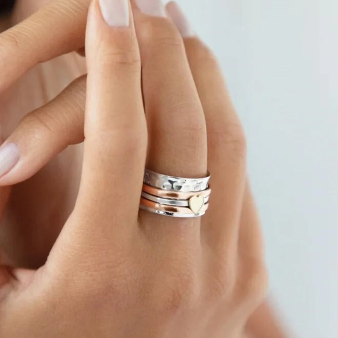 Spinning Heart Ring - Amara-6-Nora Luxe