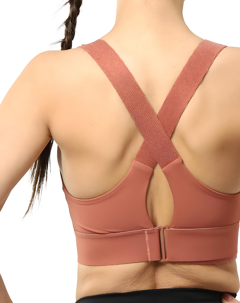 Sports Bra - FlexiFit-Beige-S-Nora Luxe