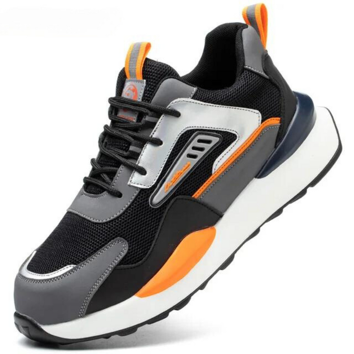 Sports Safety Shoes - FlexGuard-Gray-3.5-Nora Luxe