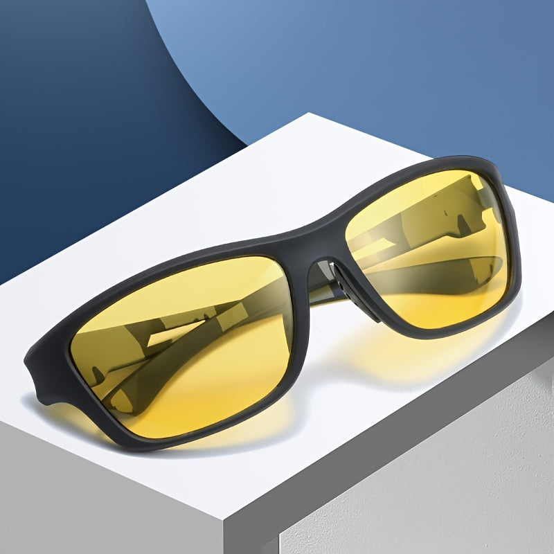 Sporty men's sunglasses with polarized lenses & UV400 protection – Vayron-Black-Nora Luxe