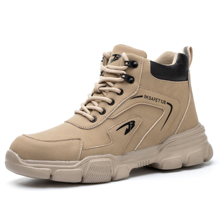 Sporty Safety Shoes with Steel Toe - ProGuard-Beige-3.0-Nora Luxe