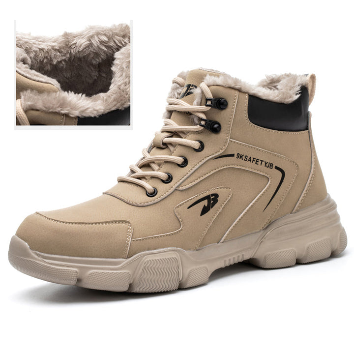 Sporty Safety Shoes with Steel Toe - ProGuard-Beige B-3.0-Nora Luxe