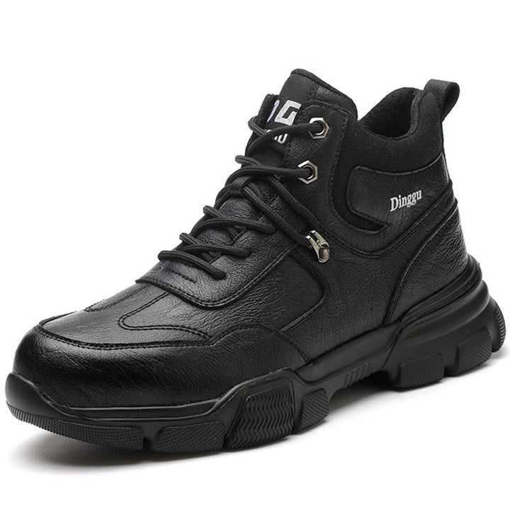 Sporty Safety Shoes with Steel Toe - ProGuard-Black-3.0-Nora Luxe