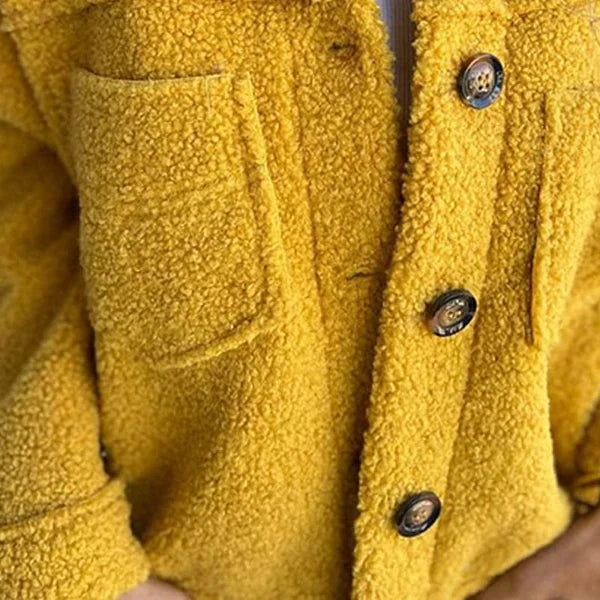 Fall Teddy Jacket - Dion | Cozy and warm with a stylish lapel collar