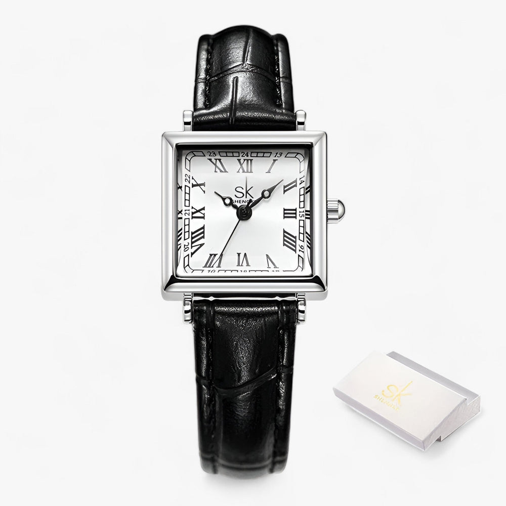 Square Ladies' Watch - Vivienne-Black-Nora Luxe