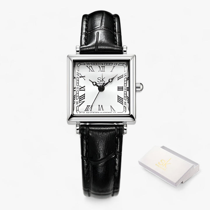 Square Ladies' Watch - Vivienne-Black-Nora Luxe