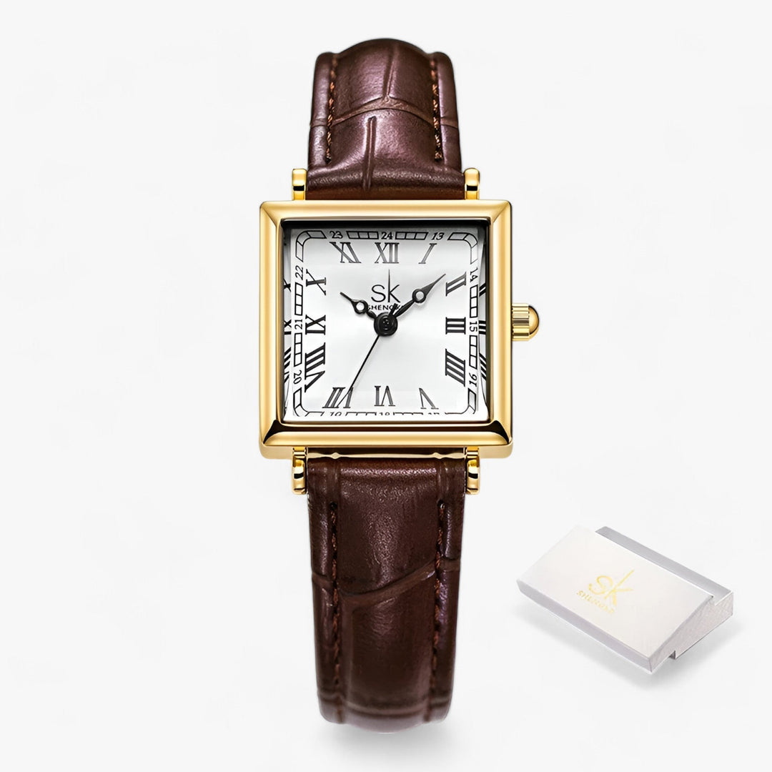 Square Ladies' Watch - Vivienne-Brown-Nora Luxe