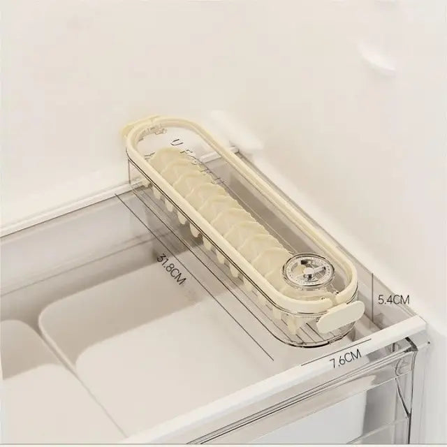 Stackable Storage Box with Lid - FridgeStack-Transparent-Nora Luxe