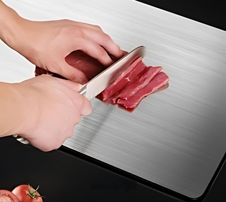 Stainless Steel Cutting Board - ChefGuard-XS (5.91x9.84 in)-Nora Luxe