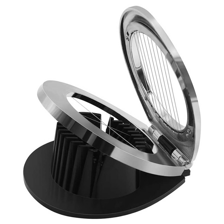 Stainless Steel Egg Slicer – 3 Cutting Styles for Quick Preparation!-Nora Luxe