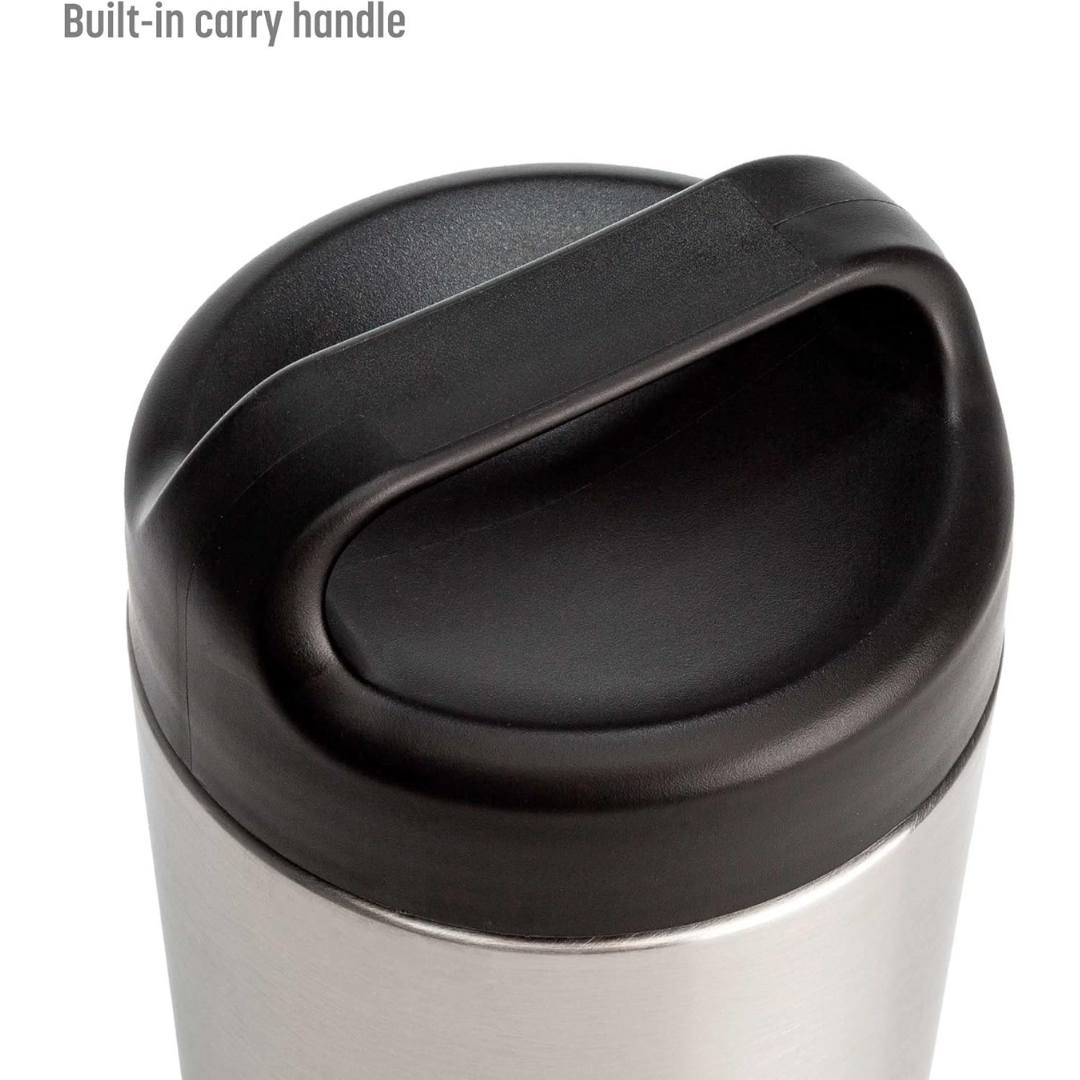 Stainless Steel Food Warmer Container with Handle - WarmCarry-Grey-Nora Luxe