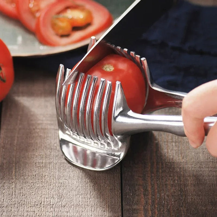 Stainless Steel Fruit and Vegetable Slicer - SliceEase-Nora Luxe