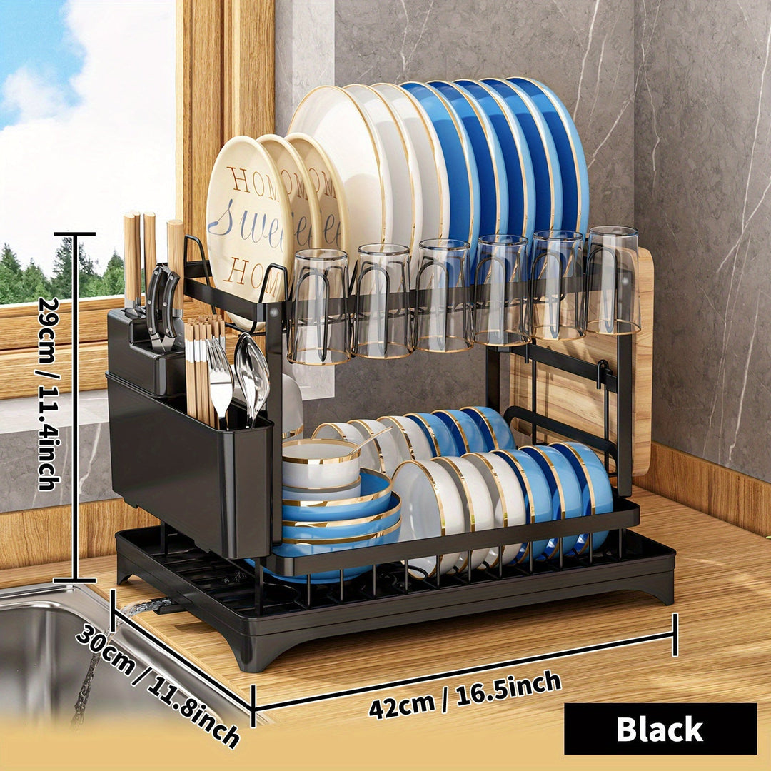 Stainless Steel Kitchen Drainer - Livano-White-Nora Luxe