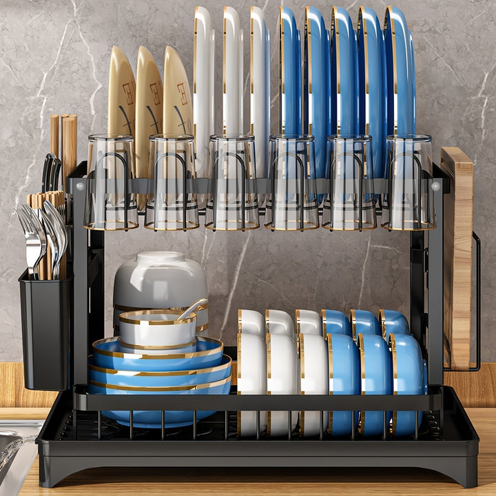 Stainless Steel Kitchen Drainer - Livano-White-Nora Luxe