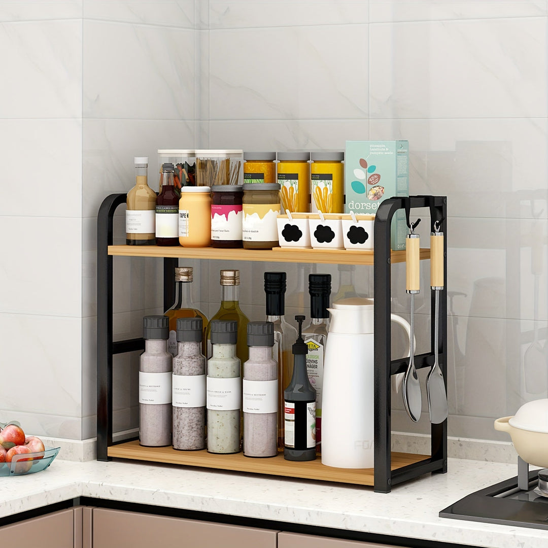 Stainless Steel Kitchen Herb Rack - Mara-Brown-Nora Luxe