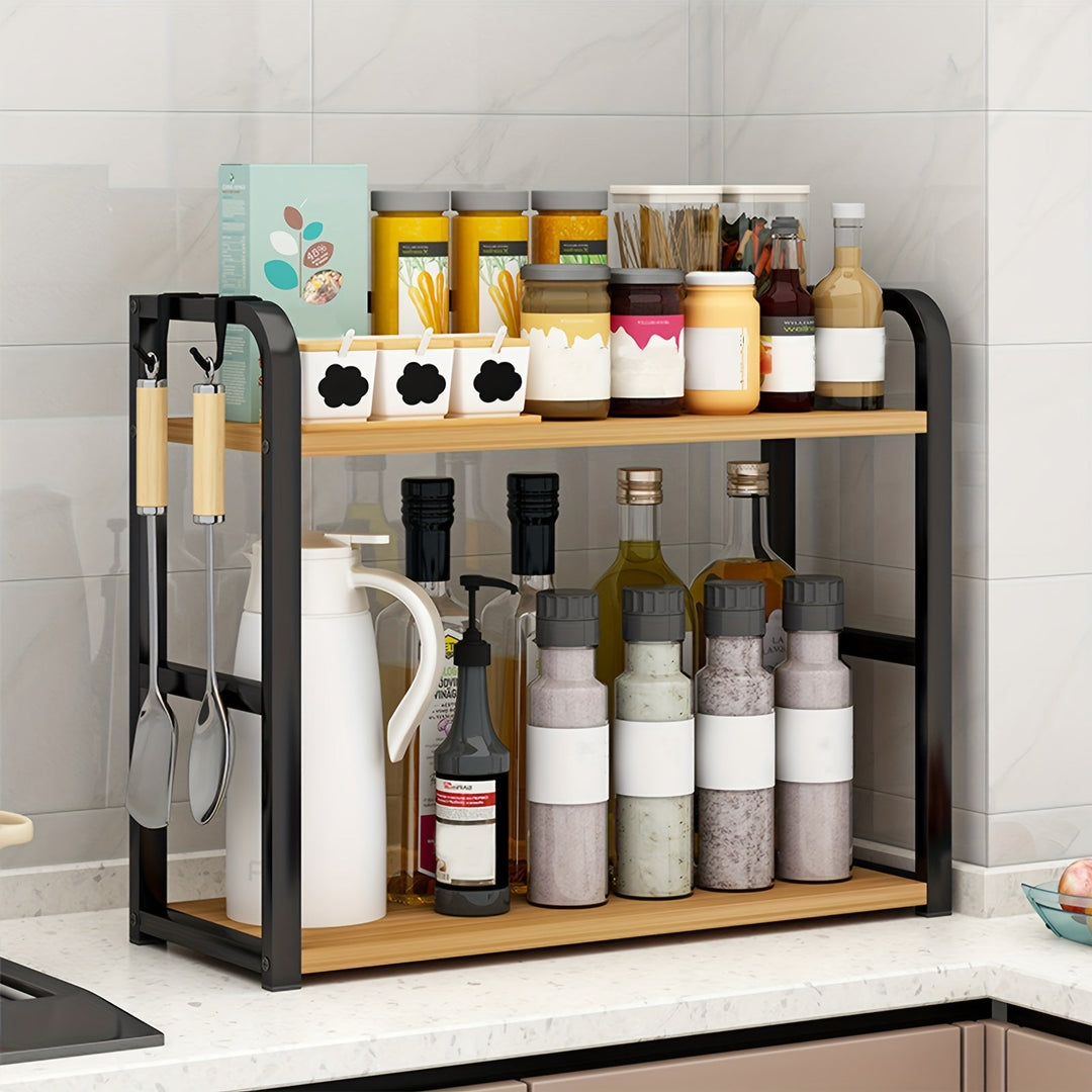 Stainless Steel Kitchen Herb Rack - Mara-Brown-Nora Luxe