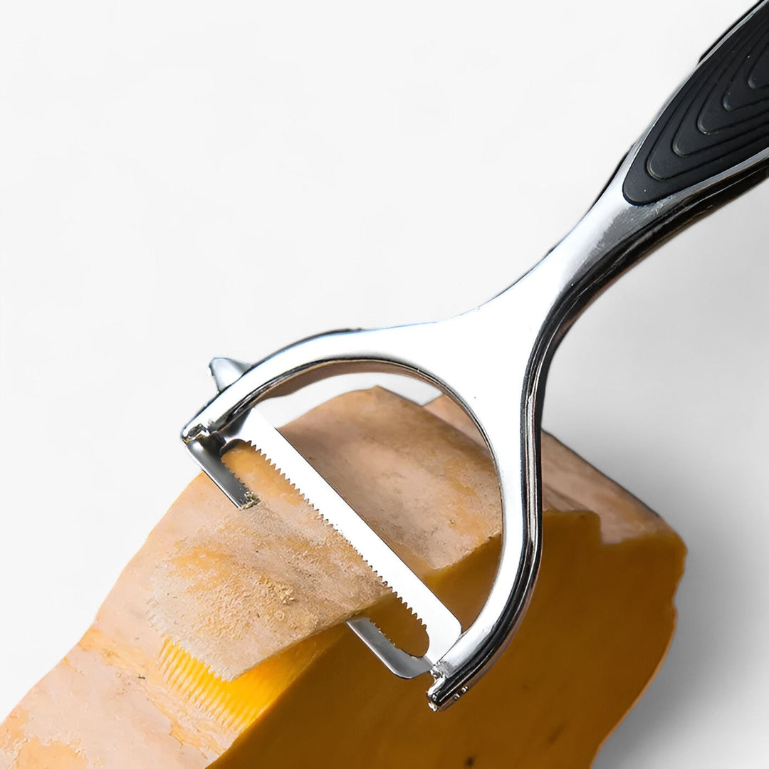 Stainless Steel Peeler - ProPeeler-Black smooth-Nora Luxe